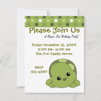 Invitación Tortuga