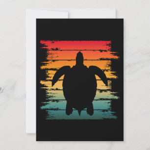 INVITACIÓN TORTUGA ANTIGUA CRIATURA MARINA REPTIL