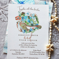 Tortuga marina, Boda de guirnalda verde tropical