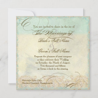 Invitación Tortuga marina estilo moderno costa Ocean Beach Sw