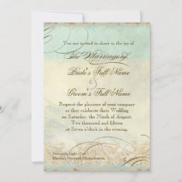 Invitación Tortuga marina estilo moderno costa Ocean Beach Sw