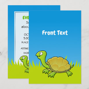 Invitación Tortuga personalizado