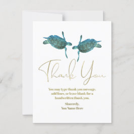 Invitación Tortugas Marinas Azul Teal Dorado Playa Boda Agrad