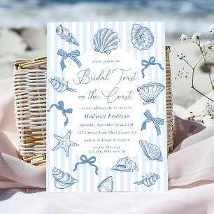 Invitación Tostada De Novias En La Costa De Las Casas Marinas