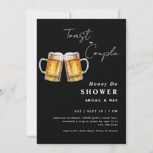 Invitación Tostada divertida en la ducha de matrimonio