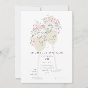 Invitación Tostada Floral