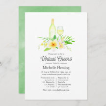 Tostadora de vino floral exótica con ducha virtual