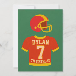 Invitación Touchdown Birthday Invitation – Football Party Inv