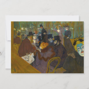Invitación Toulouse-Lautrec - En el Rouge