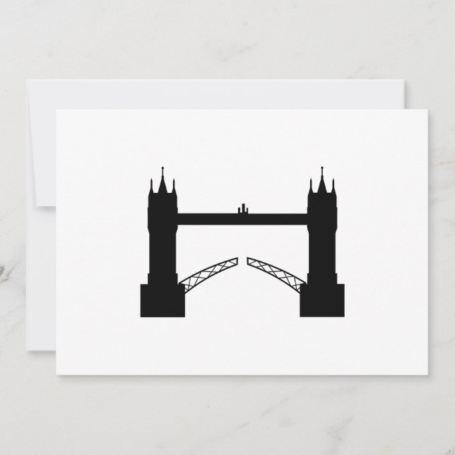 Invitación Tower Brigde Londres (Anverso)