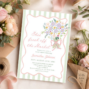 Invitación Tóxico Desfile Nupcial Fresco Del Mercado