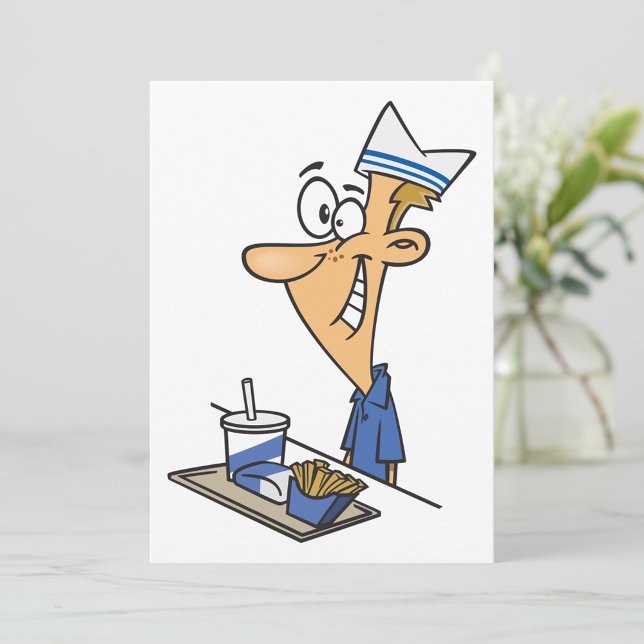 Invitación Trabajador de comida rápida (Subido por el creador)