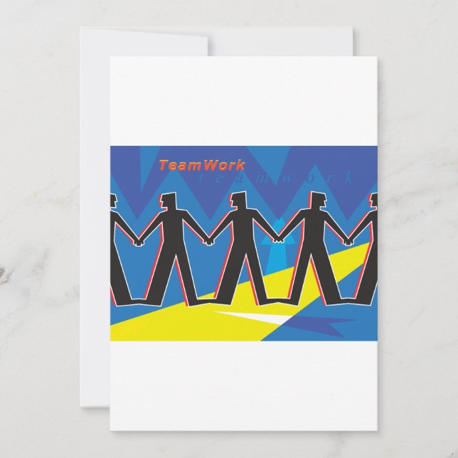 Invitación Trabajo en equipo (Anverso)