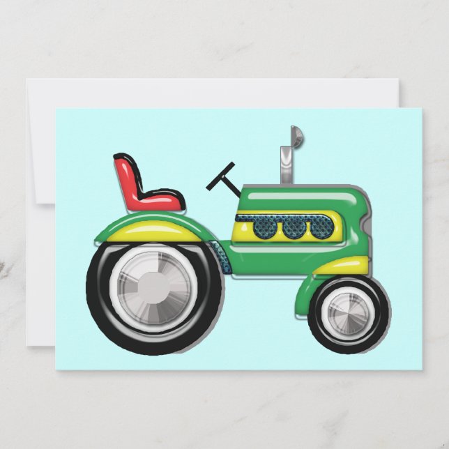 Invitación Tractor de tránsito (Anverso)