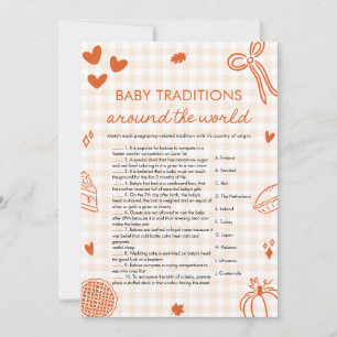 Invitación Tradición de bebés a mano en todo el mundo