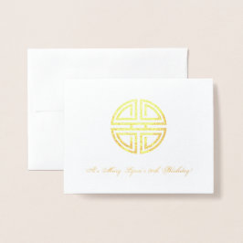 Invitación tradicional china a la longevidad de cu