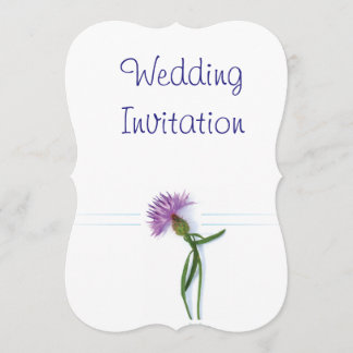 Invitación Tradicional escocés y Boda celta Thistle