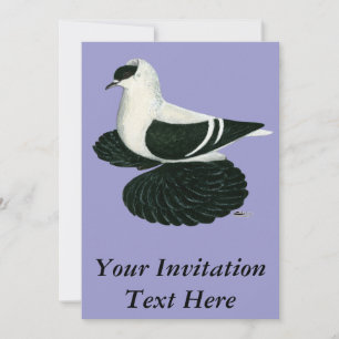 Invitación Tragar pichón Saxon Black White Bar