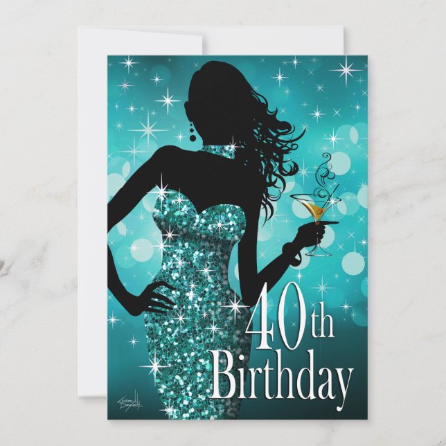 Invitación Traigan la espuma de los bollos 40 cumpleaños| ver (Anverso)