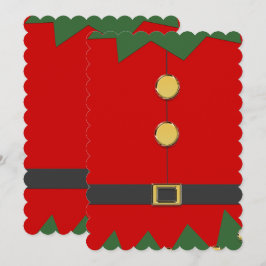 Invitación traje de elfo
