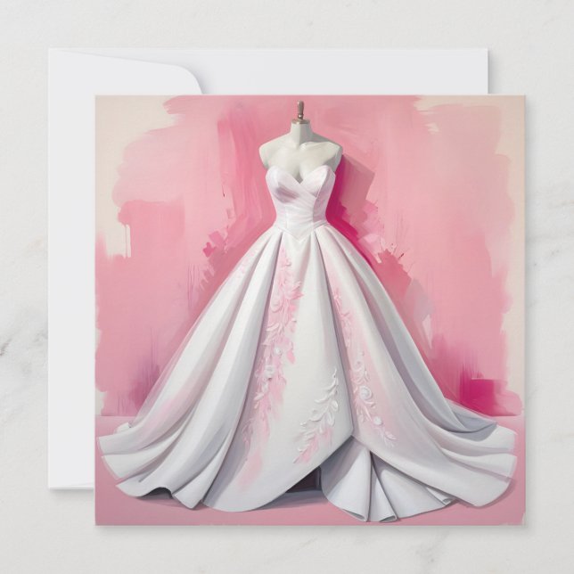 Invitación Traje de Novia (Anverso)