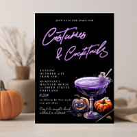 Trajes y cócteles Fiesta de Halloween para adultos