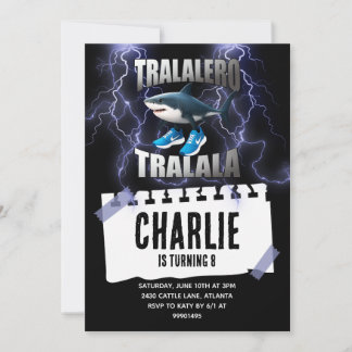 Invitación Tralalero tralala