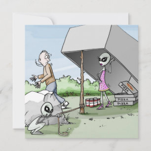 Invitación Trampa de hombre alienígena despedida de soltero