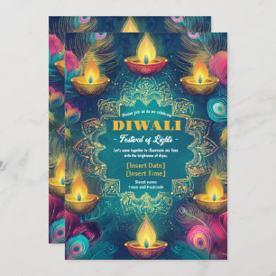 Invitación Tranquil Diwali Aura