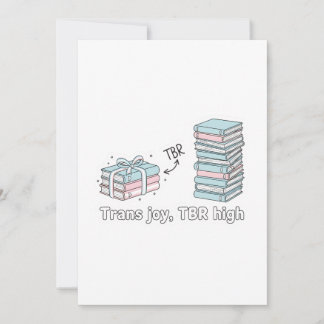 Invitación Trans Joy, TBR High – LGBTQ Reading Pride 