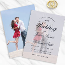 Transparente Foto Elegante Letra Bodas Modernas