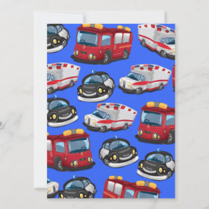 Invitación Transporte del servicio de la policía, de la