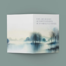 Invitación Trauerkarte "Augenblick des Abschieds"