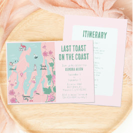 Invitación Traverse City Wine Tema Bachelorette Party