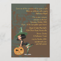 Invitación traviesa de la bruja