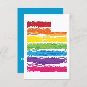 Invitación trazos de color utah