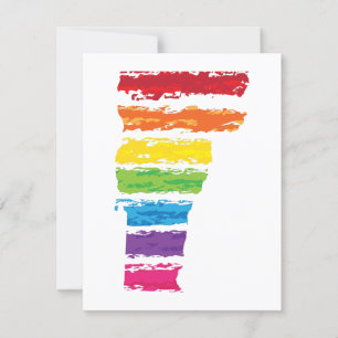 Invitación trazos de color vermont