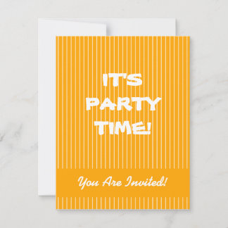 Invitación Trazos Naranja