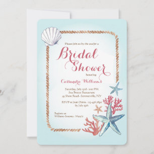 Invitación Treasures from the Sea Invitation