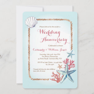 Invitación Treasures from the Sea Invitation