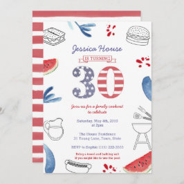 Invitación Treinta años de Fiesta de Cocina Familiar, Día de
