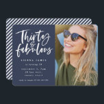 Invitación treinta y la foto fabulosa de la fiesta de<br><div class="desc">treinta y la foto fabulosa de la fiesta de cumpleaños invitan</div>