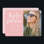 Invitación treinta y la foto fabulosa de la fiesta de<br><div class="desc">treinta y la foto fabulosa de la fiesta de cumpleaños invitan</div>