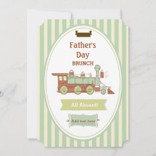 Invitación Tren Brunch del Día del Padre