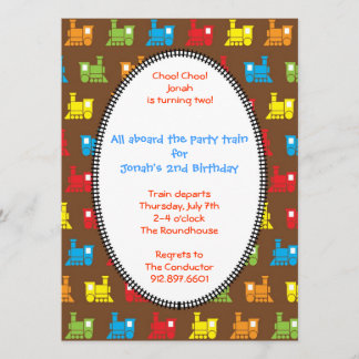 Invitación Tren Choo Choo