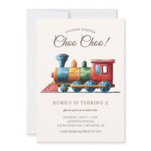 Tren de Chugga Chugga Choo Choo 2 cumpleaños