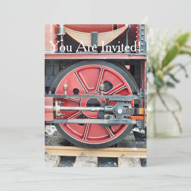 INVITACIÓN TREN DE VAPOR (Anverso de pie)