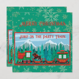 Invitación Tren navideño