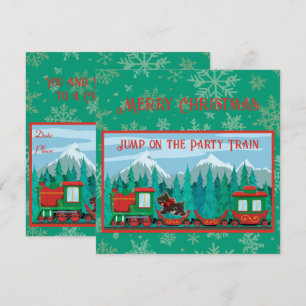 Invitación Tren navideño