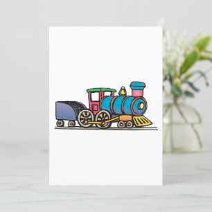 Invitación Tren transportando carbón